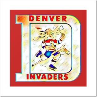 Denver Invaders Hockey Posters and Art